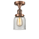A thumbnail of the Innovations Lighting 517-1CH Small Bell Antique Copper / Clear