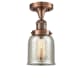 A thumbnail of the Innovations Lighting 517-1CH Small Bell Antique Copper / Silver Mercury