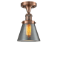 A thumbnail of the Innovations Lighting 517-1CH Small Cone Antique Copper / Smoked