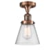 A thumbnail of the Innovations Lighting 517-1CH Small Cone Antique Copper / Seedy