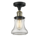 A thumbnail of the Innovations Lighting 517-1CH Bellmont Black Antique Brass / Clear