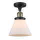 A thumbnail of the Innovations Lighting 517-1C Large Cone Black Antique Brass / Matte White Cased