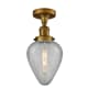 A thumbnail of the Innovations Lighting 517-1CH Geneseo Brushed Brass / Clear Crackle