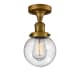 A thumbnail of the Innovations Lighting 517-1CH-6 Beacon Brushed Brass / Seedy