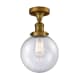 A thumbnail of the Innovations Lighting 517-1CH-8 Beacon Brushed Brass / Seedy