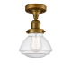 A thumbnail of the Innovations Lighting 517-1CH Olean Brushed Brass / Seedy