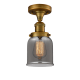 A thumbnail of the Innovations Lighting 517-1CH Small Bell Brushed Brass / Smoked