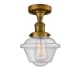A thumbnail of the Innovations Lighting 517-1CH Small Oxford Brushed Brass / Seedy