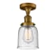 A thumbnail of the Innovations Lighting 517-1CH Small Bell Brushed Brass / Seedy