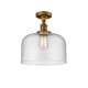 A thumbnail of the Innovations Lighting 517 X-Large Bell Brushed Brass / Seedy