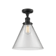 A thumbnail of the Innovations Lighting 517 X-Large Cone Matte Black / Clear