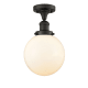 A thumbnail of the Innovations Lighting 517-1CH-8 Beacon Oil Rubbed Bronze / Matte White Cased