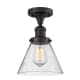 A thumbnail of the Innovations Lighting 517-1CH Large Cone Oiled Rubbed Bronze / Seedy