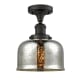 A thumbnail of the Innovations Lighting 517-1CH Large Bell Oil Rubbed Bronze / Silver Mercury