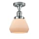 A thumbnail of the Innovations Lighting 517-1CH Fulton Polished Chrome / Matte White Cased