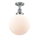 A thumbnail of the Innovations Lighting 517 X-Large Beacon Polished Chrome / Matte White