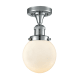 A thumbnail of the Innovations Lighting 517-1CH-6 Beacon Polished Chrome / Matte White Cased