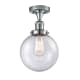 A thumbnail of the Innovations Lighting 517-1CH-8 Beacon Polished Chrome / Seedy