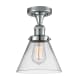 A thumbnail of the Innovations Lighting 517-1CH Large Cone Polished Chrome / Clear