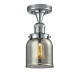 A thumbnail of the Innovations Lighting 517-1CH Small Bell Polished Chrome / Smoked