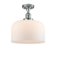 A thumbnail of the Innovations Lighting 517 X-Large Bell Polished Chrome / Matte White