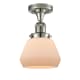 A thumbnail of the Innovations Lighting 517-1CH Fulton Polished Nickel / Matte White Cased