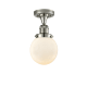 A thumbnail of the Innovations Lighting 517-1CH-6 Beacon Polished Nickel / Matte White Cased