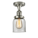A thumbnail of the Innovations Lighting 517-1CH Small Bell Polished Nickel / Clear