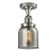 A thumbnail of the Innovations Lighting 517-1CH Small Bell Polished Nickel / Smoked