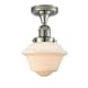 A thumbnail of the Innovations Lighting 517-1CH Small Oxford Polished Nickel / Matte White Cased