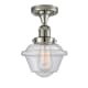 A thumbnail of the Innovations Lighting 517-1CH Small Oxford Polished Nickel / Seedy