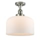 A thumbnail of the Innovations Lighting 517 X-Large Bell Polished Nickel / Matte White