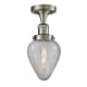 A thumbnail of the Innovations Lighting 517-1CH Geneseo Brushed Satin Nickel / Clear Crackle