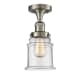 A thumbnail of the Innovations Lighting 517-1CH Canton Brushed Satin Nickel / Seedy