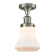 A thumbnail of the Innovations Lighting 517-1CH Bellmont Brushed Satin Nickel / Matte White