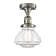 A thumbnail of the Innovations Lighting 517-1CH Olean Brushed Satin Nickel / Clear