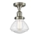 A thumbnail of the Innovations Lighting 517-1CH Olean Brushed Satin Nickel / Seedy