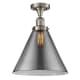 A thumbnail of the Innovations Lighting 517 X-Large Cone Brushed Satin Nickel / Plated Smoke