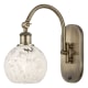 A thumbnail of the Innovations Lighting 518-1W-12-6-White Mouchette-Indoor Wall Sconce Alternate Image