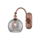 A thumbnail of the Innovations Lighting 518-1W 13 8 Athens Deco Swirl Sconce Antique Copper / Light Smoke Deco Swirl