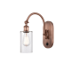 A thumbnail of the Innovations Lighting 518-1W-13-5 Clymer Sconce Antique Copper / Clear