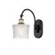 A thumbnail of the Innovations Lighting 518-1W-12-7 Niagra Sconce Black Antique Brass / Clear