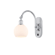 A thumbnail of the Innovations Lighting 518-1W-12-6 Athens Sconce Polished Chrome / Matte White