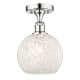 A thumbnail of the Innovations Lighting 616-1F-11-8-White Mouchette-Indoor Ceiling Fixture Alternate Image