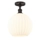 A thumbnail of the Innovations Lighting 616-1F-14-12-White Venetian-Indoor Ceiling Fixture Alternate Image