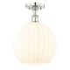 A thumbnail of the Innovations Lighting 616-1F-14-12-White Venetian-Indoor Ceiling Fixture Alternate Image