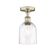 A thumbnail of the Innovations Lighting 616-1F 10 6 Bella Semi-Flush Antique Brass / Clear