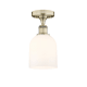 A thumbnail of the Innovations Lighting 616-1F 10 6 Bella Semi-Flush Antique Brass / Glossy White