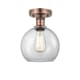 A thumbnail of the Innovations Lighting 616-1F-11-8 Athens Semi-Flush Antique Copper / Clear