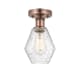 A thumbnail of the Innovations Lighting 616-1F-11-6 Cindyrella Semi-Flush Antique Copper / Seedy